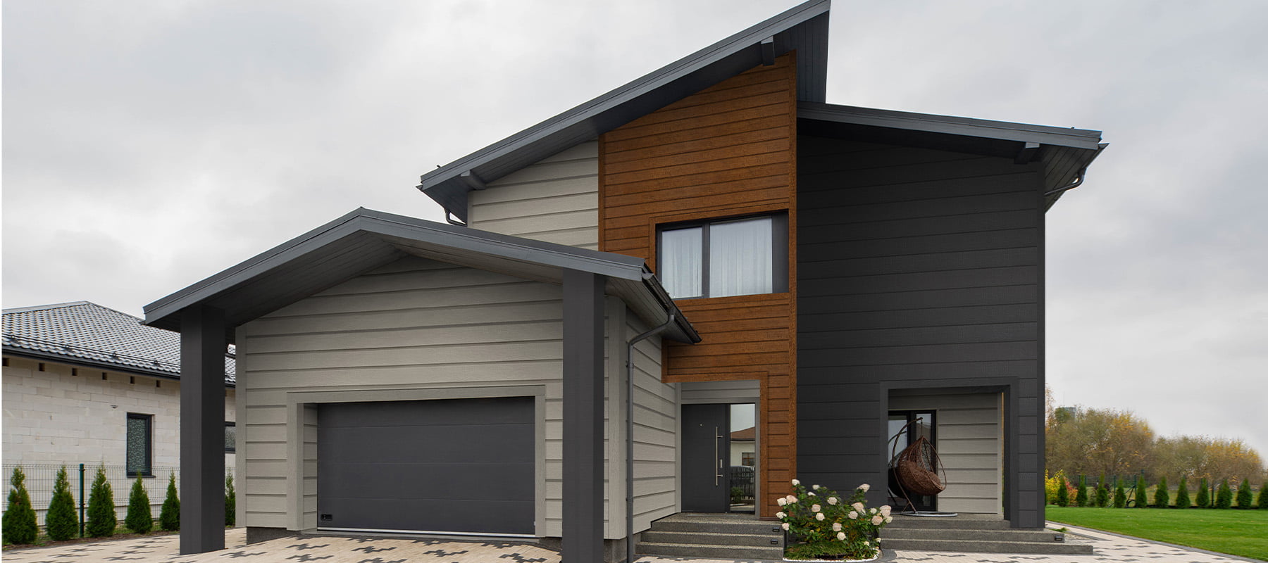 Popular Siding Colors for Exteriors Diamond Kote® Siding System, image size:1800x800