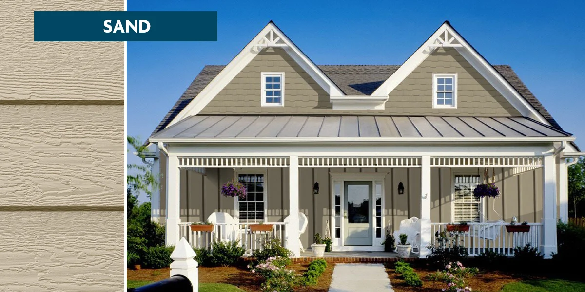 Sand siding color from Diamond Kote