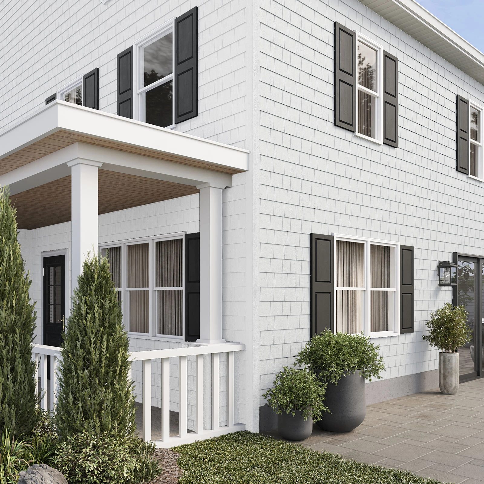 アフガンホワイトジェイドジェイドシールジェイドシール8 Shake & Shingle Siding | Textured Engineered Wood Shakes | Diamond